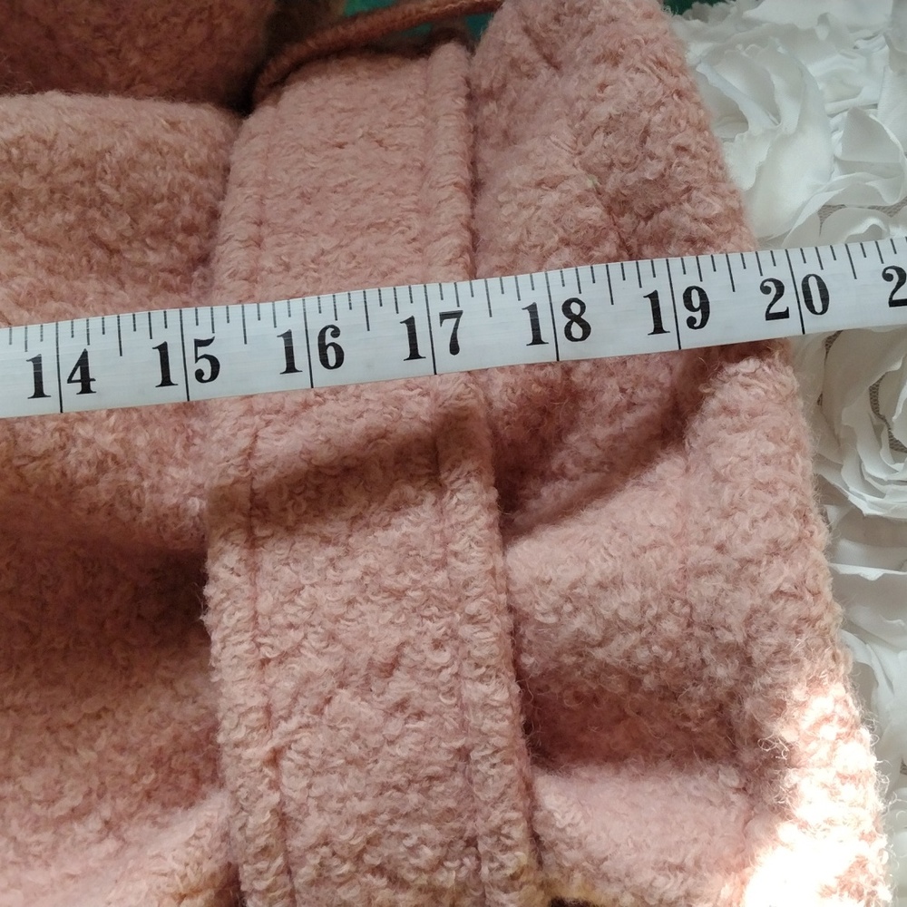 Topshop Pink Teddy Jacket with Hood M - Picture 5 of 11